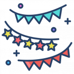 Διακοσμητικό εικονίδιο - γιορτή