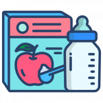 Διακοσμητικό εικονίδιο - παιδικό φαγητό