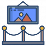 Διακοσμητικό εικονίδιο - μουσείο τέχνης